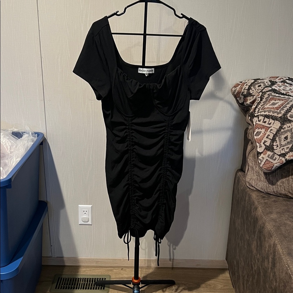 Almost Famous Black Mini Dress